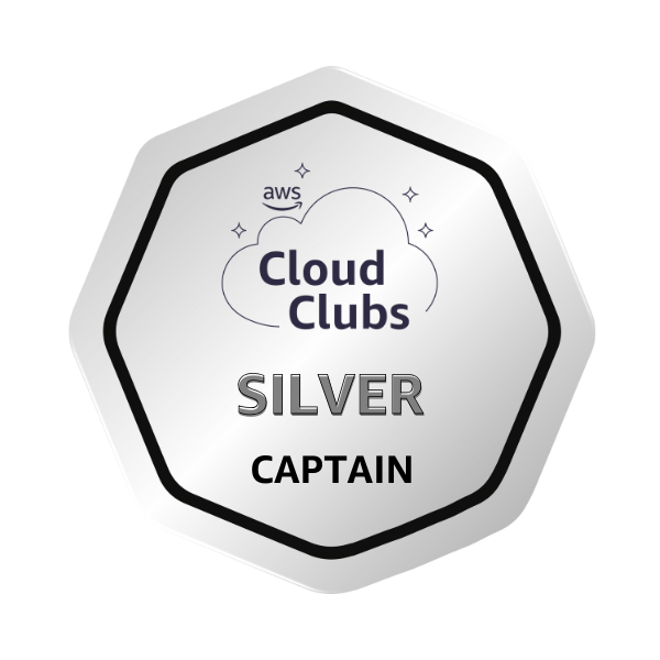 AWS Cloud Club Captain: Silver Level badge
